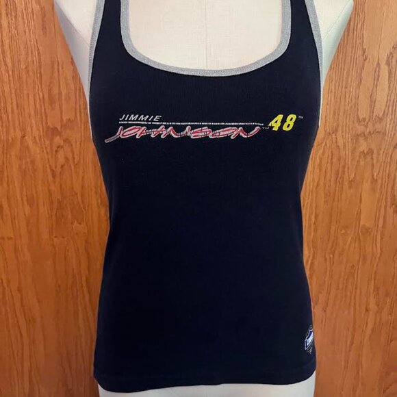 Jimmie Johnson "Racing Champions Apparel" Women's Tank / Navy & Grey / Size: M - Picture 2 of 8